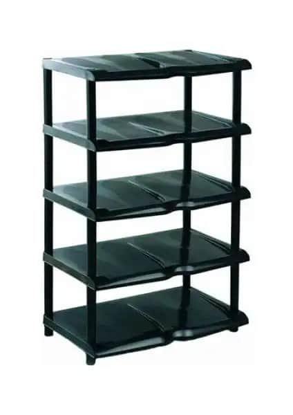 Modatools Ayakkabılık 5 Li Siyah 15539 ile Ev Dekorasyonunda Şıklık ve Pratiklik