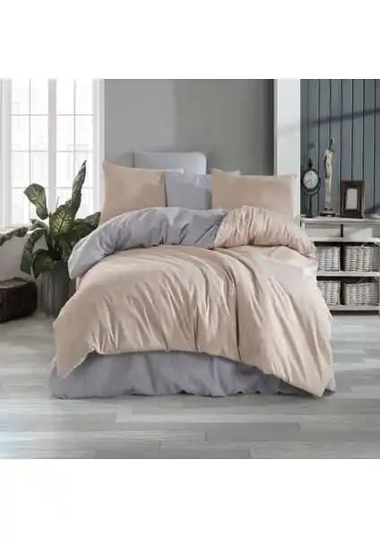 MODELHOME Almira Çift Kişilik Pamuklu Nevresim Takımı Modern ve Dayanıklı Tasarım