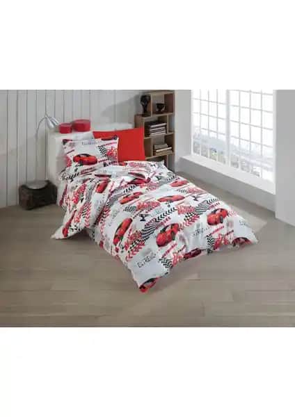 MODELHOME Almira Tek Kişilik Pamuk Nevresim Takımı Modern ve Şık Yatak Odası Dekoru İçin Uygun