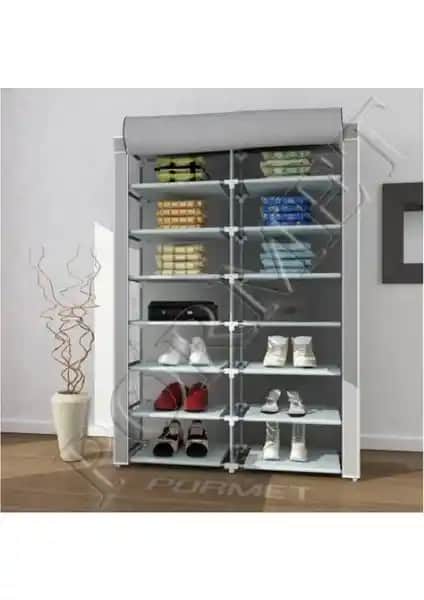 Modern Çok Amaçlı Bez Dolap Ayakkabılık Beyaz Pazar için Uygun Depolama Çözümü