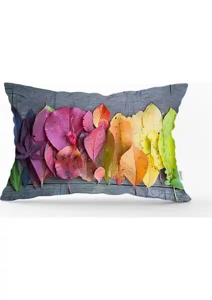 Modern ev dekorasyonuna uygun dijital baskılı dikdörtgen yastık kılıfı, şık ve dayanıklı tasarım