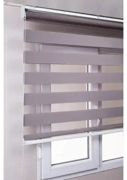 Modern Gri Renk Zebra Stor Perde: Estetik ve Fonksiyonelliğin Birleşimi