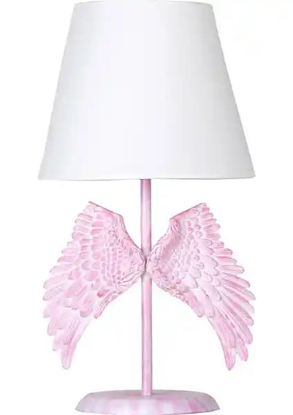 Modern Pembe Beyaz Abajur - Zarif ve Dayanıklı İç Mekan Aydınlatma Seçeneği