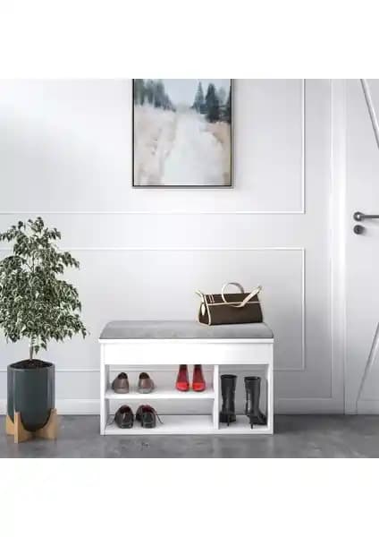 Modern ve Dayanıklı Pera Açılır Oturaklı Bölmeli Ayakkabılık Üretim Kalitesi ve Fonksiyonellik