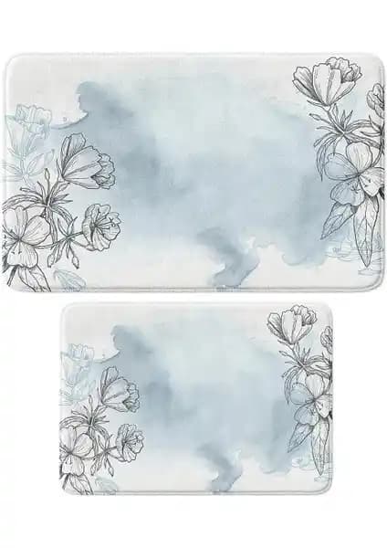 Monnhein 2'li Banyo Paspası Seti Güvenlik ve Konfor İçin Dayanıklı ve Şık Tasarım