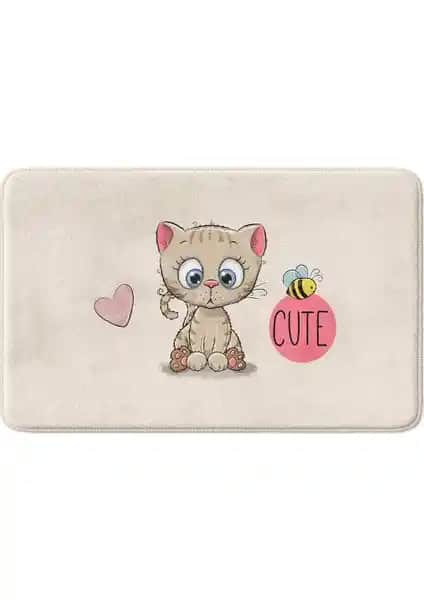 Monnhein Sevimli Mikrofiber Banyo Paspası Güvenlik ve Estetiği Bir Arada Sunar