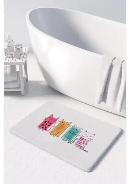 Monnhein Sevimli Tasarımlı Mikrofiber Banyo Paspası Güvenlik ve Estetiği Bir Arada Sunar