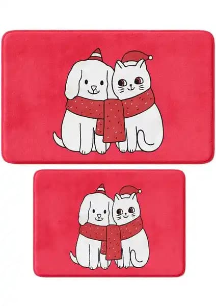 Monnhein Sevimli Yılbaşı Dekoru ve Banyo Paspası Güvenlik ve Estetiği Bir Arada