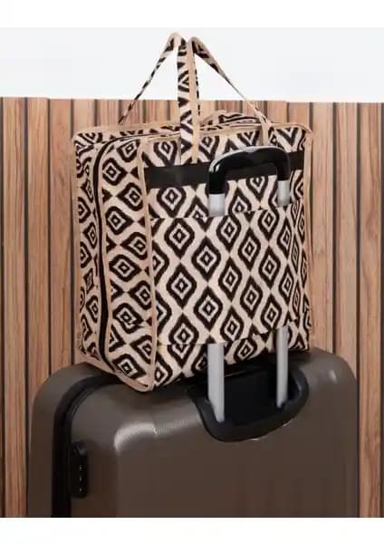 Morport 6 Bölmeli Desenli Ayakkabı Hurcu ile Seyahatlerde Pratik Düzen ve Şıklık