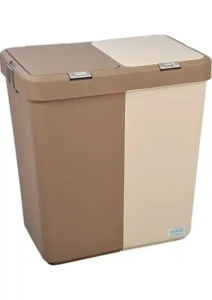 Motek 2'li Dokunmatik Kirli Çamaşır Sepeti: Modern ve Dayanıklı Çamaşır Organizasyonu