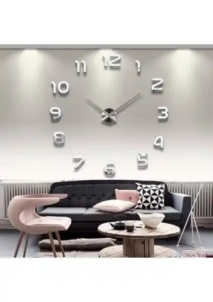 Mrv Dekor 3D Pleksi Duvar Saati Modern Tasarım ve Kolay Montaj Özellikleriyle