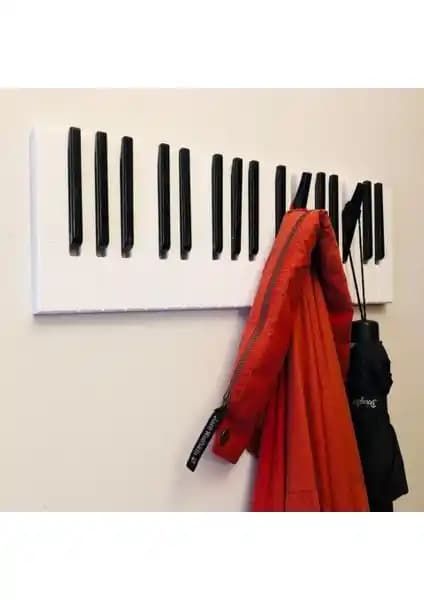 Mumaks Piyano Elbise Askılığı Şık ve Çok Fonksiyonlu Dekoratif Organize Edici
