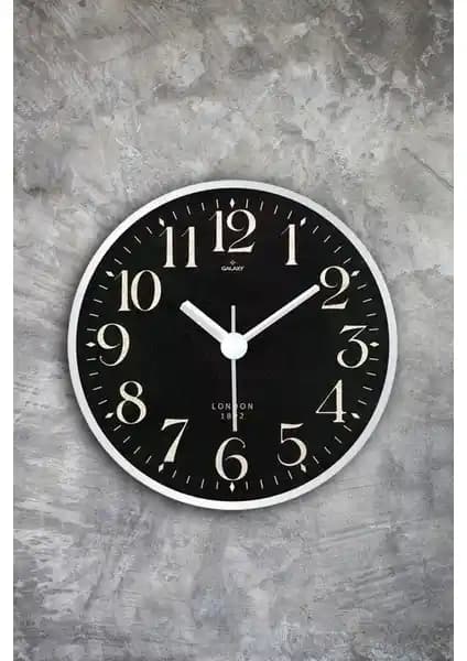 Muyika Design Kiely Mıknatıslı Siyah Buzdolabı Saati: Modern ve Şık Mutfak Aksesuarı