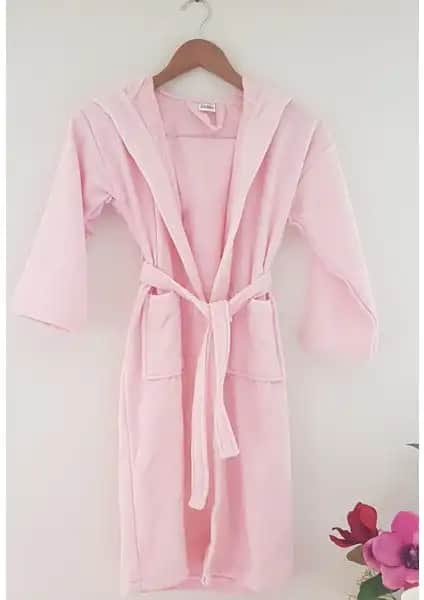 My Sweet Baby Kadife Çocuk Bornozu: Yumuşak ve Nefes Alabilir Doğal Pamuklu Tasarım