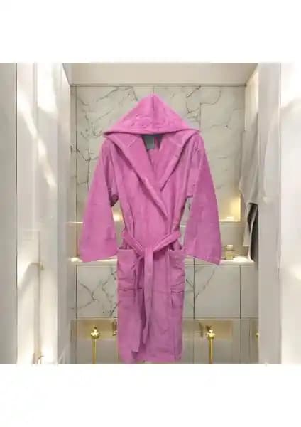 MySoft Home Kadife Kapüşonlu Bornoz: Yumuşak ve Şık Pamuklu Ev Giyim Ürünü