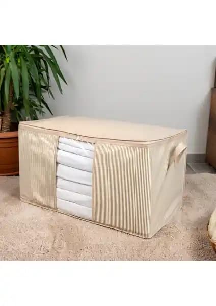 Nacarev Mega Boy Pencereli Çizgi Desen Baskılı Krem Yorgan Hurç Özellikleri ve Kullanım Alanları