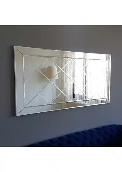 NeoStill Dekoratif Baklava Desenli Duvar Aynası: Modern ve Şık İç Mekan Dekorasyonu İçin İdeal