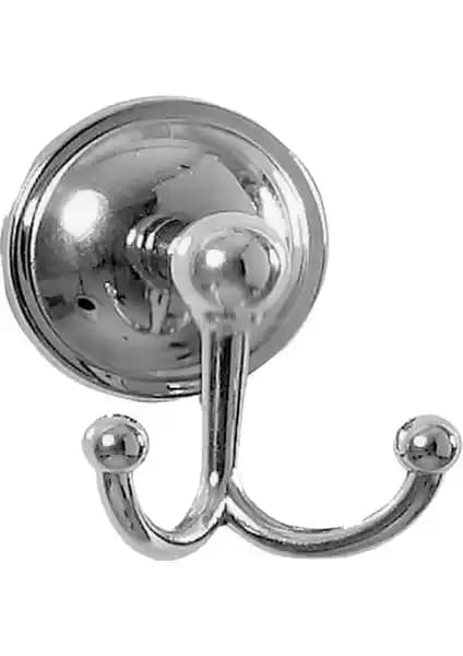 Neta Banyo İkili Askılık Krom: Estetik ve Dayanıklı Modern Banyo Dekorasyonu Ürünü