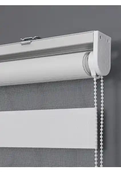 NetworkAvm İthal Bambu Kalın Beyaz Zebra Stor Perde: Modern ve Dayanıklı Tasarım