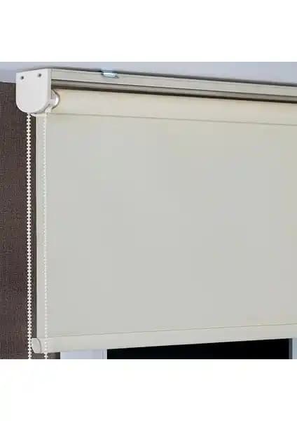 NetworkAvm Kalın Krem Stor Güneşlik Perde Modern ve Dayanıklı İç Mekan Dekorasyonu