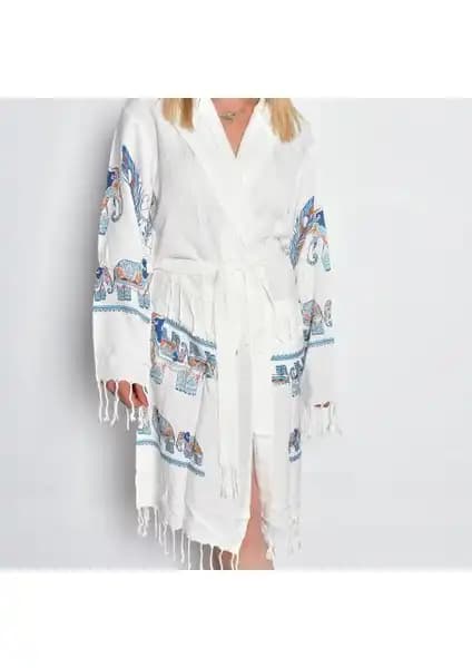 Nevin Acar Filli Bambu Peştemal Bornoz: Doğal ve Şık Tasarım ile Çok Yönlü Kullanım