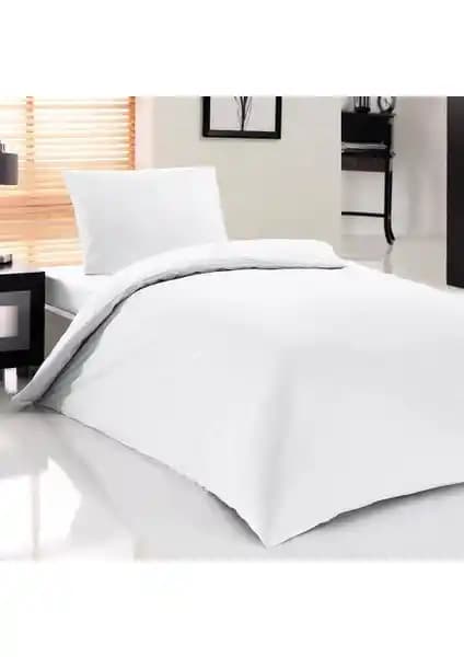 Nevresim Dünyası Otel Tipi Tek Kişilik Nevresim Takımı Yüksek Kalite ve Şık Tasarım