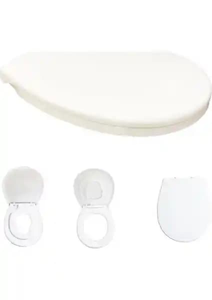 Nkp Family Universal Çocuk Adaptörlü Klozet Kapağı: Güvenli ve Pratik Tuvalet Çözümü