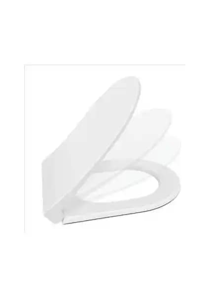 Nkp Slim İnci Yavaş Kapanan Amortisörlü Klozet Kapağı Modern ve Kullanışlı Tasarım