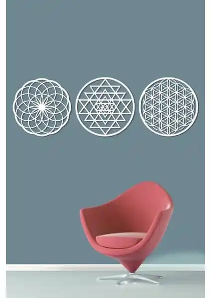 Numa Concept Yaşam Çiçeği ve Sri Yantra MDF Duvar Dekorasyonu Özellikleri ve Kullanım Alanları