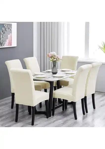 Nurlan Likralı Sandalye Kılıfı: Estetik ve Pratik Kullanım İçin Uygun Çözüm