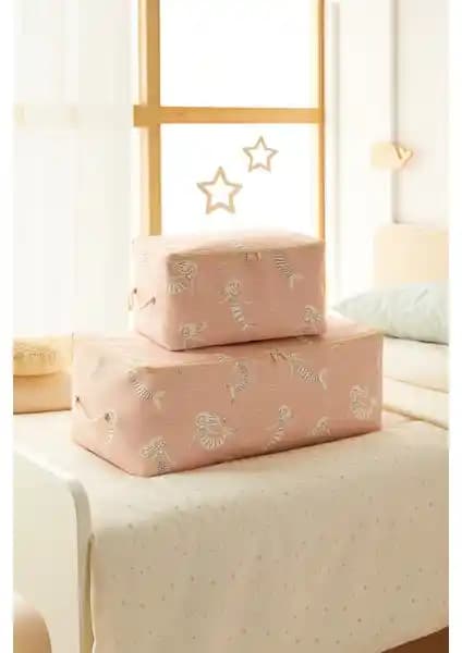 Ocean Home Textile Çocuk Odası Deniz Kızı Temalı Pike ve Hurç Seti 2'li Koleksiyon