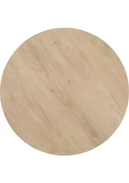 Okuyanlar Modern 80 cm Katlanabilir Yer Sofrası Ahşap Desenli Çok Amaçlı Kullanım