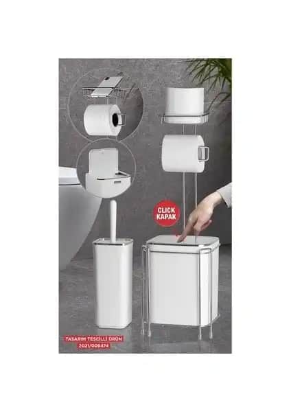 Okyanus Home Krom Yedekli WC Kağıtlık ve Seti: Modern ve Pratik Banyo Aksesuarı Tanıtımı
