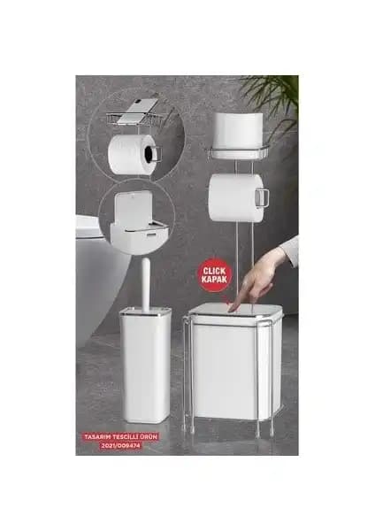Okyanus Home Krom Yedekli WC Kağıtlık ve Seti: Modern ve Pratik Banyo Aksesuarı Tanıtımı