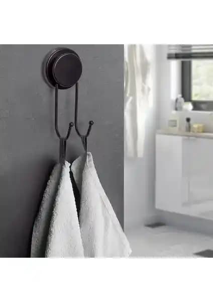 Okyanus Home Magic Fix Siyah İkili Askı: Çok Yönlü ve Güçlü Yapışkan Çözüm