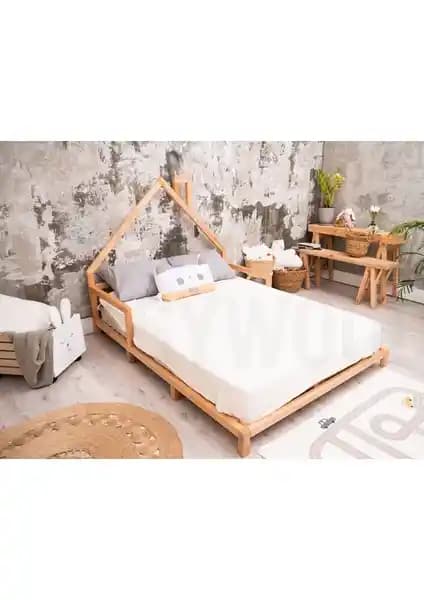 Oppipo Ahşap Montessori Karyola: Güvenli ve Doğal Çocuk Yatakları için Uygun Seçenek