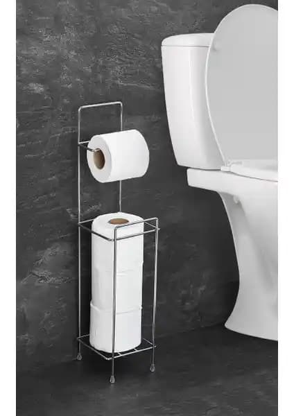 Orsa Home Kare Yedekli WC Kağıtlık: Dayanıklı ve Şık Banyo Aksesuarı