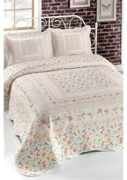 Örtüm Silvia Kapitone Yatak Örtüsü Takımı Turuncu – Şık ve Dayanıklı Çift Kişilik Set