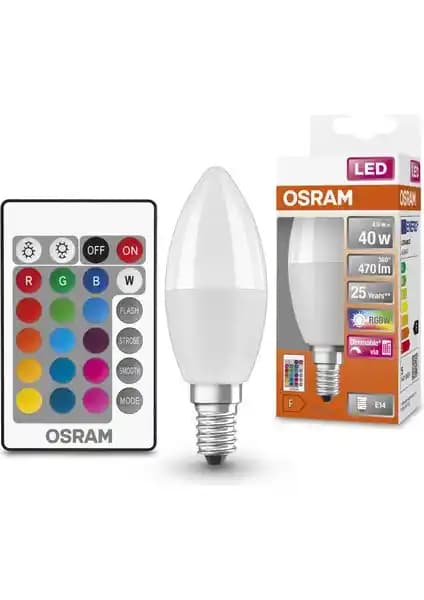 Osram LED 4.9 W RGBW E14 Duy Ampul ile Modern ve Enerji Verimli Aydınlatma Çözümleri