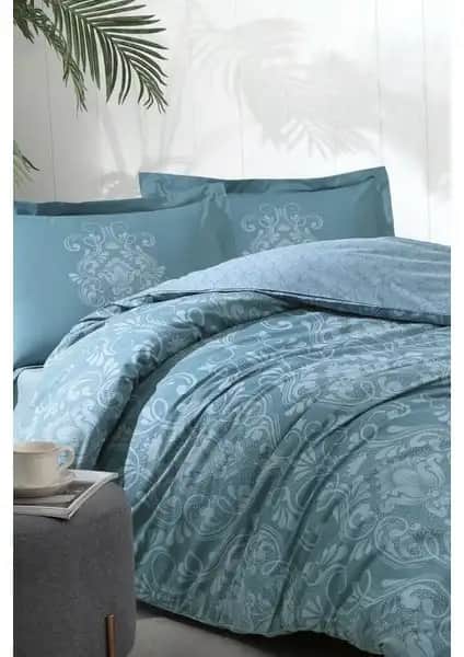 Özdilek Antico Ranforce Tek Kişilik Nevresim Takımı Petrol Rengi ve Özellikleri