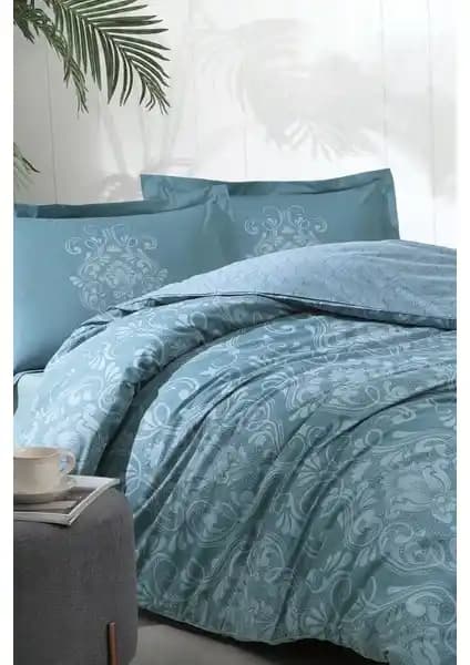 Özdilek Antico Ranforce Tek Kişilik Nevresim Takımı Petrol Rengi ve Özellikleri