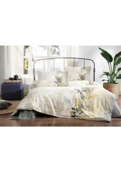 Özdilek Nev Canola Çift Kişilik Nevresim Takımı Sarı Desenli Modern Tasarım