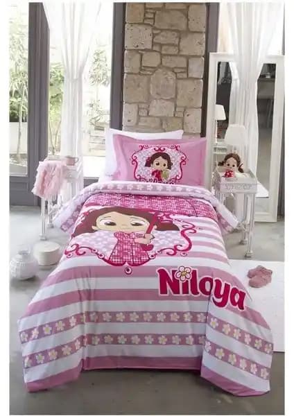 Özdilek Niloya Yağmur Tek Kişilik Nevresim Takımı Renkli ve Dayanıklı Tasarımıyla Odalarınıza Neşe Katıyor