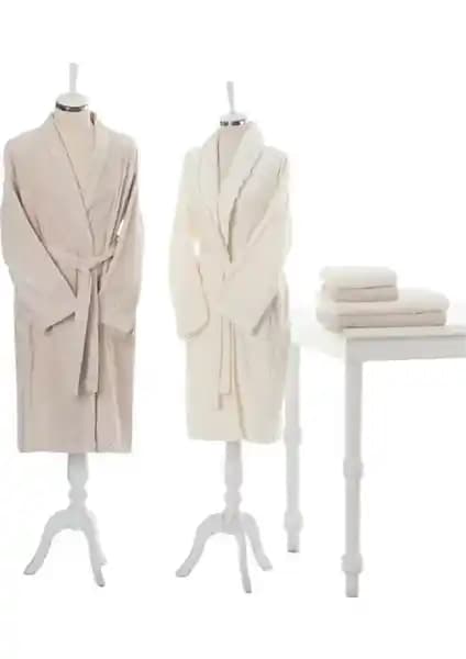 Özdilek Orkide Aile Bornoz Seti: Şık ve Konforlu Pamuklu Banyo Takımı