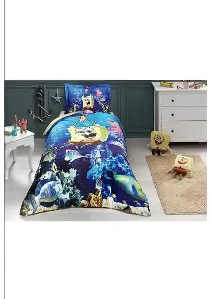 Özdilek Spongebob Lisanslı Çocuk Nevresim Takımı Renkli ve Konforlu Uyku Deneyimi