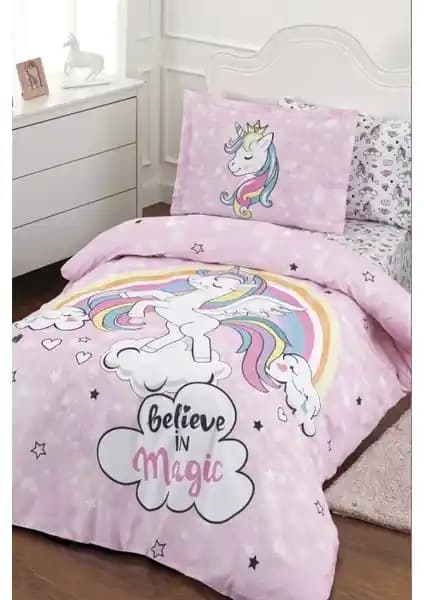 Özdilek Unicorn Ranforce Tek Kişilik Fitted Çarşaf Nevresim Takımı – Estetik ve Konfor Bir Arada