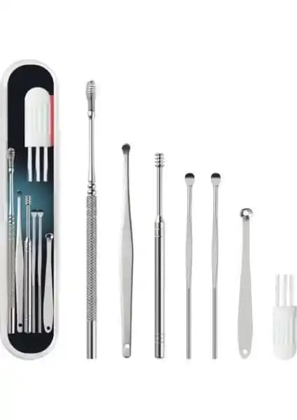 Paslanmaz Çelik Kulak Temizleme Seti Güvenli ve Dayanıklı Kulak Bakımı İçin
