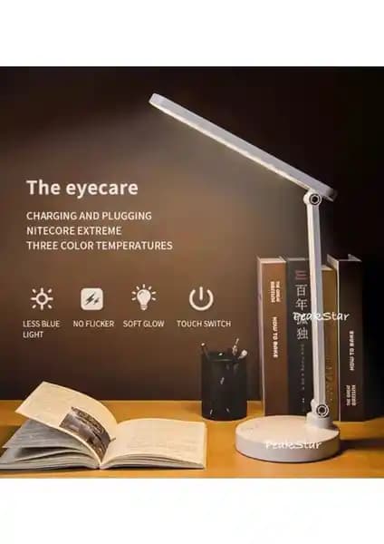 Peakstar Şarjlı LED Masa Lambası: Modern ve Fonksiyonel Aydınlatma Çözümü