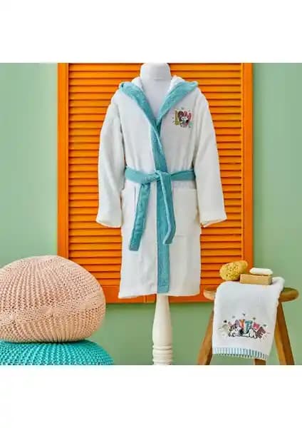 Peanuts by Karaca Home Snoopy Playtime Nakışlı Çocuk Bornoz Seti 4-6 Yaş için Konfor ve Eğlence