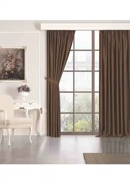 Perde Market Füme Renkli Karartma Perde Modern Tasarım ve İşlevsellik Sunar